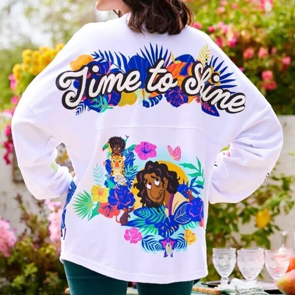 NWT Disney Encanto Time to Shine Long Sleeve Spirit Jersey Size M - Picture 1 of 8